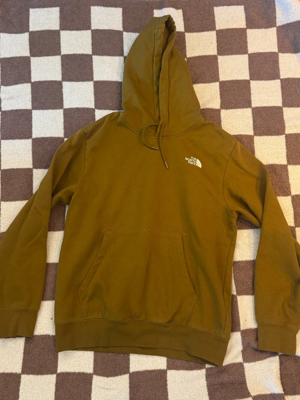 The North Face Hoodie in Dark Mustard